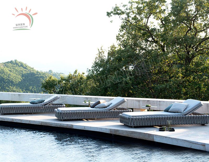 Durable and Fasten Outdoor Rope Lounger from Foshan Manufacturer