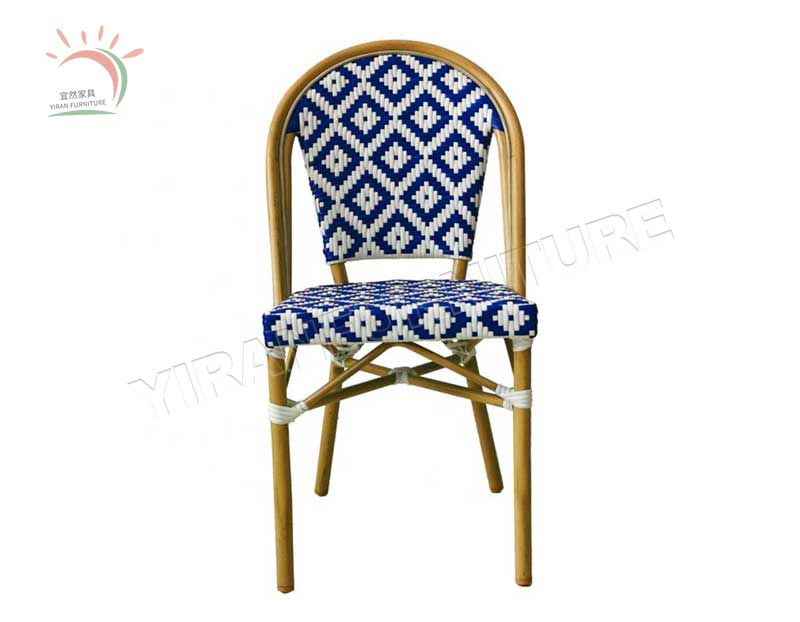 Furniture Chair Outdoor Table Restaurant Dining Set and Legs Tables Cafe Modern Metal French Bistro Sets Rattan Wicker Chairs