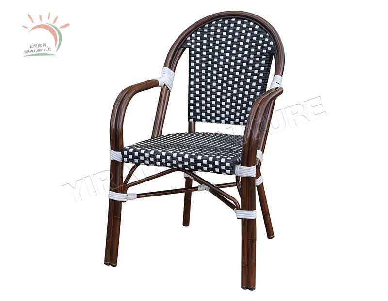 Custom Stackable Outdoor Parisian Cafe Chair for Restaurant