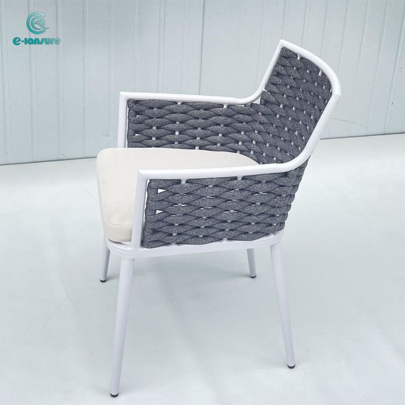 Patio custom furniture outdoor furniture series woven rope dining chair