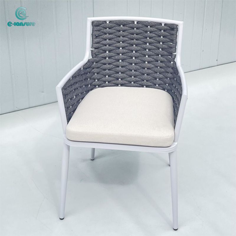 Patio custom furniture outdoor furniture series woven rope dining chair