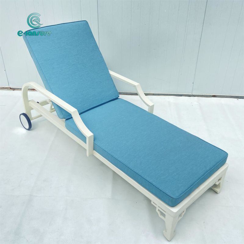 Custom aluminum frame  waterproof comfort adjustable easy to move lounge chair