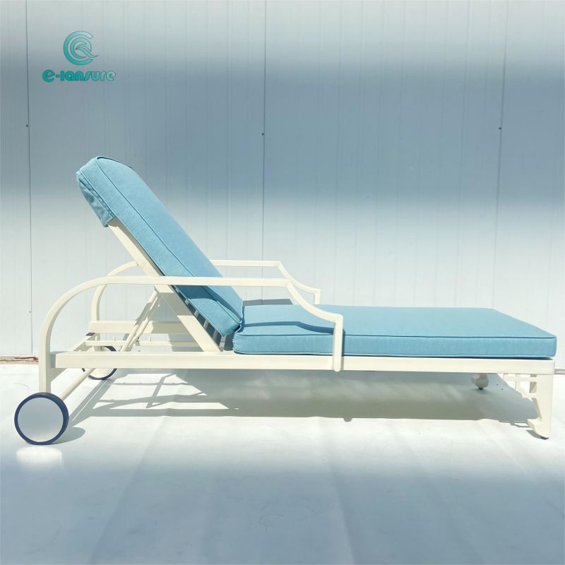 Custom aluminum frame  waterproof comfort adjustable easy to move lounge chair