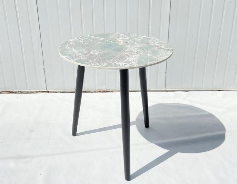 Simple Outdoor Garden table Serie Deluxe marble round coffee table for Home and Outdoor