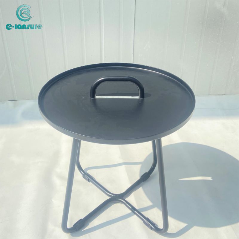 Simple  Portable Customized outdoor furniture brightly colored aluminum end table