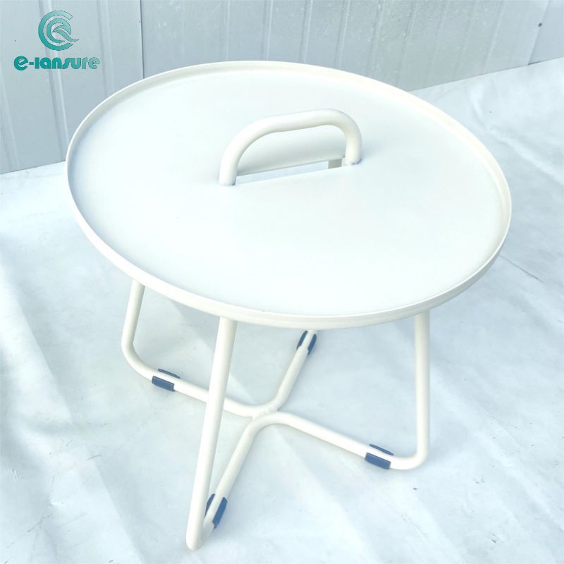 Simple  Portable Customized outdoor furniture brightly colored aluminum end table
