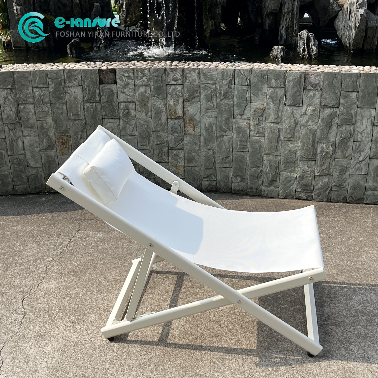 Customized Logo Aluminum Beach Chair Fishing Leisure Recliner Adjustable Recliner Leisure Outdoor Furniture