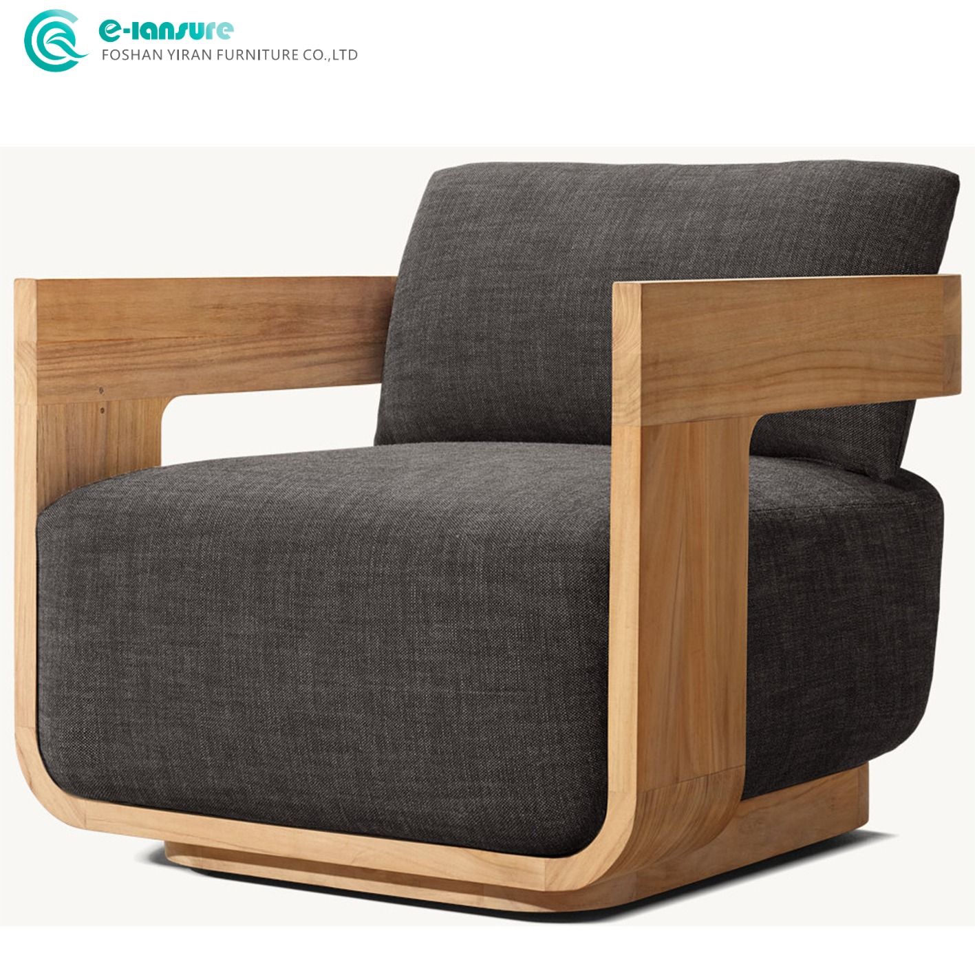 Luxurious Elegance Outdoor Teak Furniture Set – Garden Solid Wood Sofa with Side Table