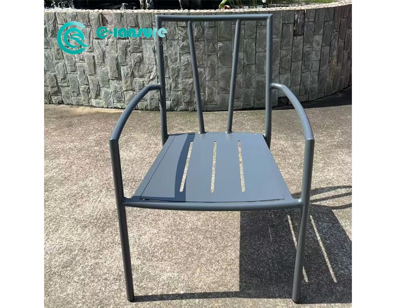 Hot Sale Products Garden Lounge Chair and Coffee Table Furniture Set Aluminum Frame Dining Set for Resort Garden Patio