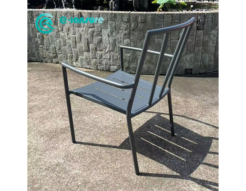 Hot Sale Products Garden Lounge Chair and Coffee Table Furniture Set Aluminum Frame Dining Set for Resort Garden Patio