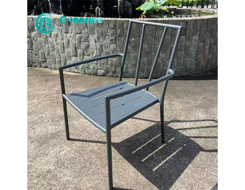 Hot Sale Products Garden Lounge Chair and Coffee Table Furniture Set Aluminum Frame Dining Set for Resort Garden Patio