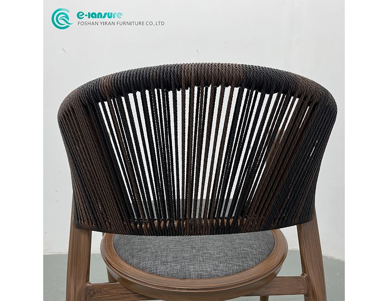 Wholesale Premium Vintage Durable Aluminum Frame and Rattan Chair  Comfort  Customizable Chair for Outdoor Use