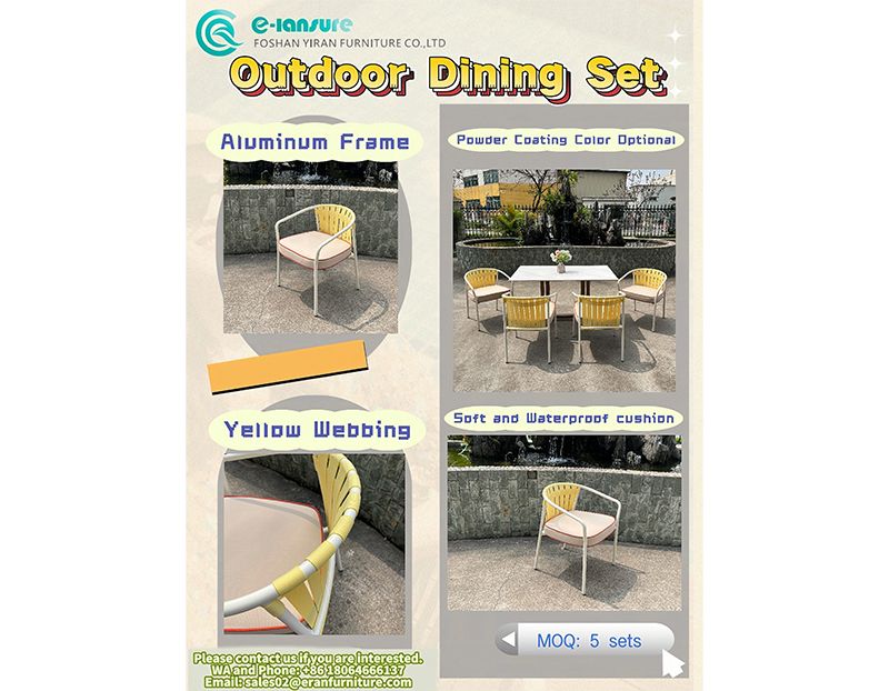 Elevate Your Outdoor Dining with Our Stylish Set!