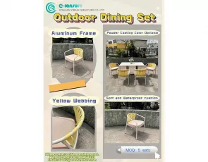 Elevate Your Outdoor Dining with Our Stylish Set!
