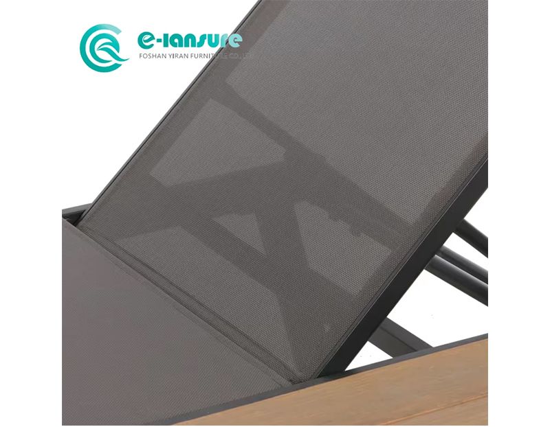 Durable Aluminum Frame Outdoor Sun Lounger Chaise Lounge Chair Sunbed For Hotel Resort Patio