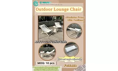 Elevate Your Outdoor Relaxation with Our Lounge Chair Set !