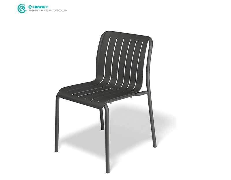 Modern Casual Style Outdoor Furniture Set All Aluminum Frame Chair and Table for Garden Villa Patio Courtyard and Cafe