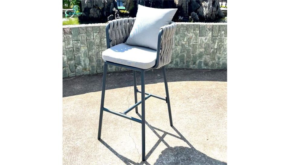 Top Outdoor Rope Bar Chair Deluxe