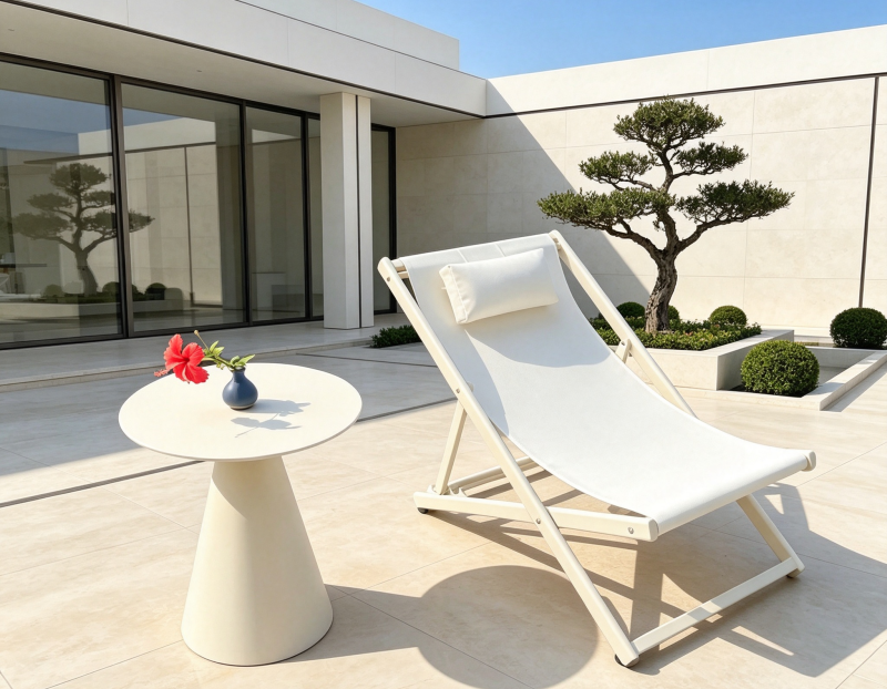 Customized Logo Aluminum Beach Chair Fishing Leisure Recliner Adjustable Recliner Leisure Outdoor Furniture
